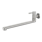 Kitchen faucet pot filling valve single handle swivel stainless steel kitchen faucet