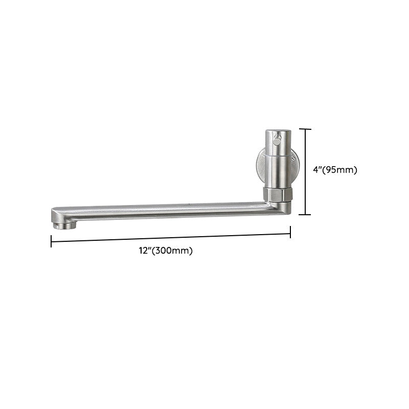 Kitchen faucet pot filling valve single handle swivel stainless steel kitchen faucet