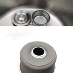 Round Stainless Steel Sink Built-in Sink with Basket Strainer