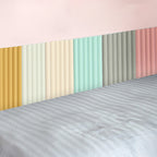 Color Block Upholstery Wall Panel Self-adhesive Foam Interior Wall Tile