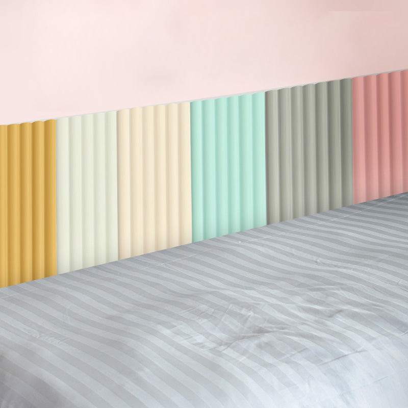 Color Block Upholstery Wall Panel Self-adhesive Foam Interior Wall Tile
