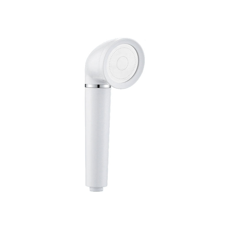 White round shower head plastic supercharged hand shower