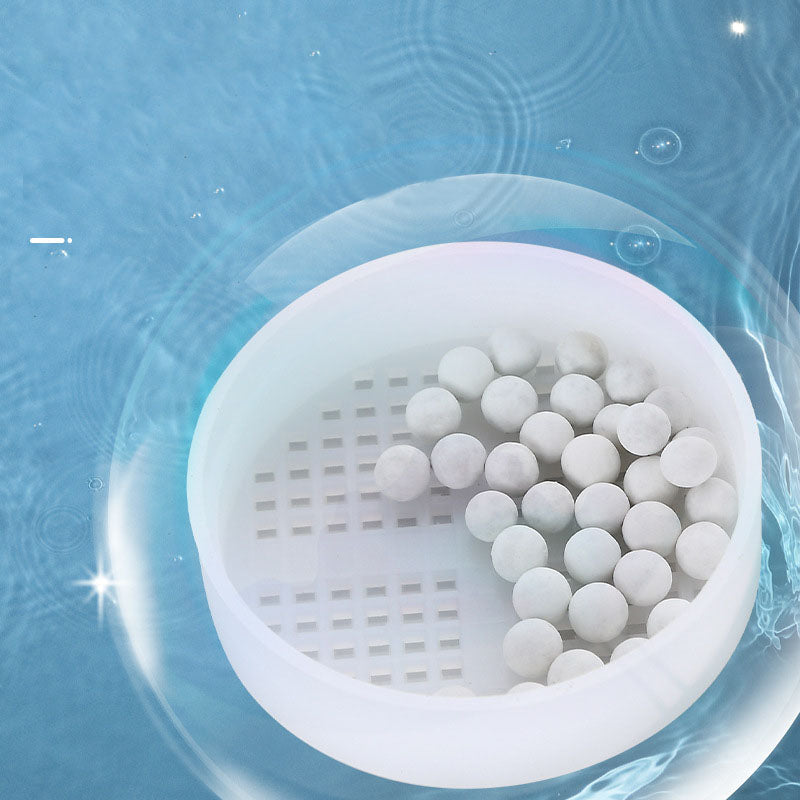 White round shower head plastic supercharged hand shower