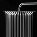 Showerhead Square Wall Mounted Rain Spray Stainless Steel Showerhead