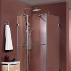 Showerhead Square Wall Mounted Rain Spray Stainless Steel Showerhead