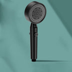 5 setting patterns shower head plastic round handheld shower head