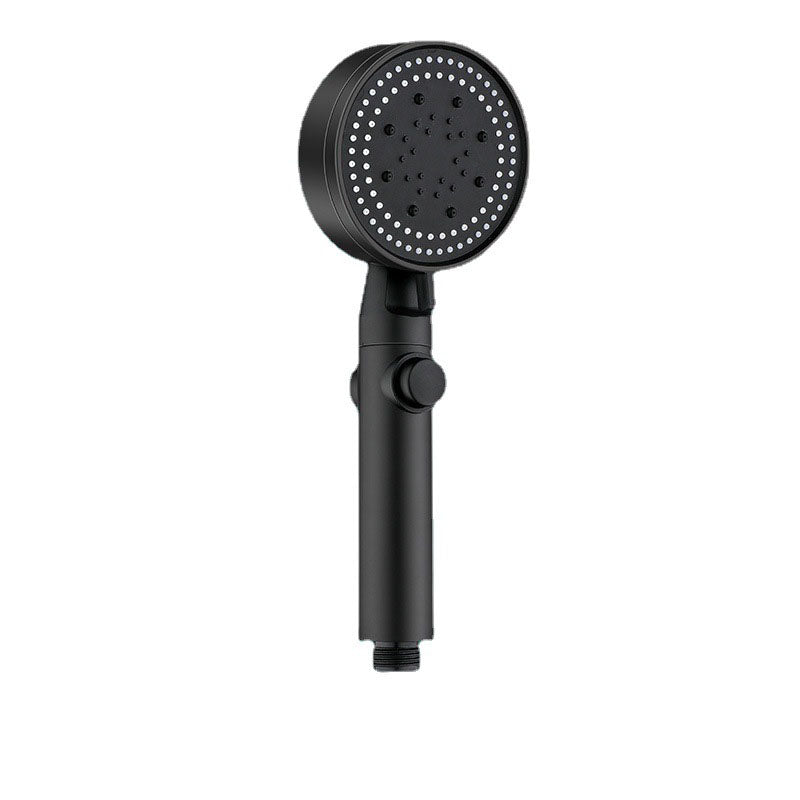 5 setting patterns shower head plastic round handheld shower head