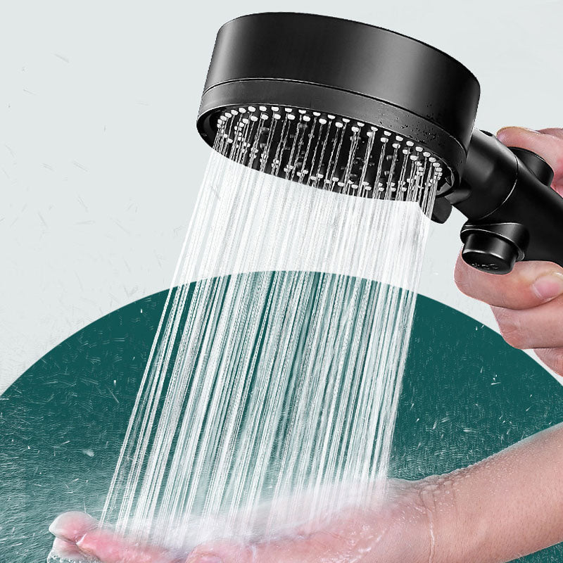 5 setting patterns shower head plastic round handheld shower head
