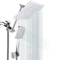 Classic Dual Shower Head Water-efficient Square Metal Dual Shower Head