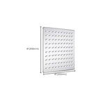 Classic Dual Shower Head Water-efficient Square Metal Dual Shower Head