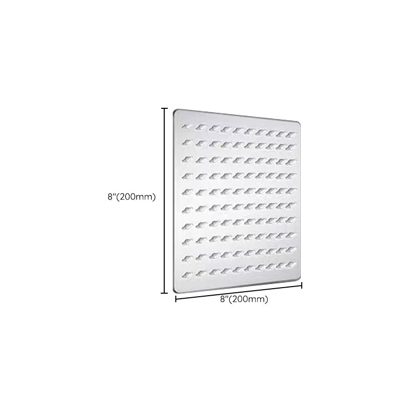 Classic Dual Shower Head Water-efficient Square Metal Dual Shower Head