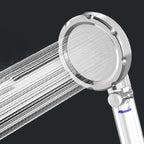 Silver Hand Shower Standard Round Showerhead Combo