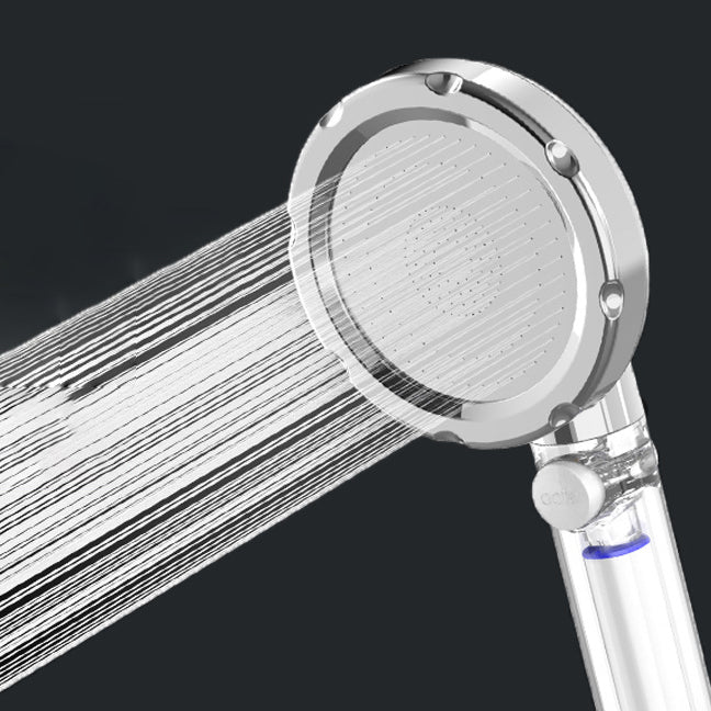 Silver Hand Shower Standard Round Showerhead Combo
