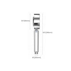 Metal Shower Heads Round Handheld Adjustable Shower Heads with Self-Cleaning