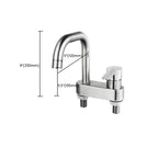 304 stainless steel center faucet bathroom single handle hot and cold sink faucet