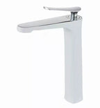 1 Handle Solid Copper Bathroom Sink Faucet Nordic Modern Vanity Faucet with Drain