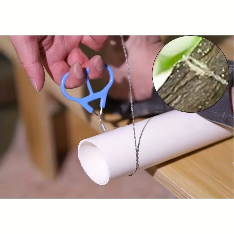 Wire saw for garden and outdoor – Compact saw for adventures and gardening