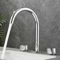 Double Handle Tub Spout Deck Mounted High Arc Brass Modern Roman Tub Spout