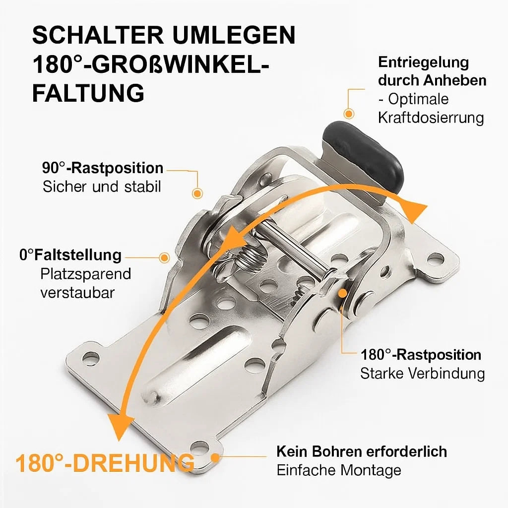 Ultrakraft Folding Power — So secure that your table never wobbles again, no matter how heavy the load!