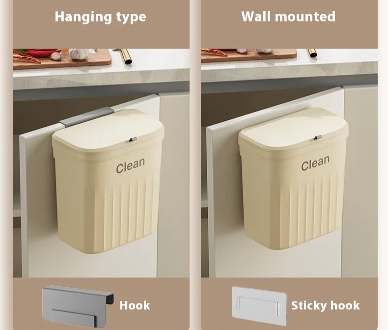 FlexiBin Kitchen Wall Bin – 8.5L / 12L with Lid
