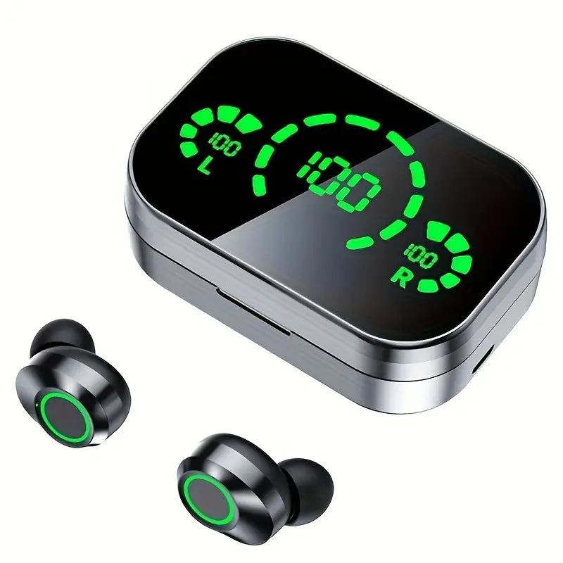 Soniq - UltraBass Wireless Earbuds – Sporty In-Ear Headphones with Charging Case