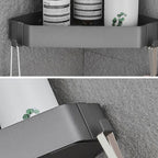 Stainless Steel Bathroom Accessory Set Modern Triangle Basket