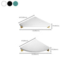 Aluminum Bathroom Corner Shelf with 31 × 21 cm Surface and 4 cm Height
