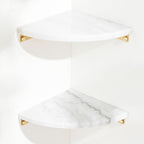 marble bathroom shelf brass bathroom accessory