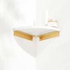 marble bathroom shelf brass bathroom accessory