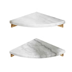 marble bathroom shelf brass bathroom accessory