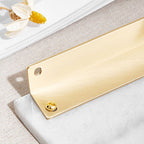marble bathroom shelf brass bathroom accessory