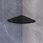 3-piece modern bathroom accessory set marble and metal bathroom shelf