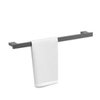 Gray contemporary bathroom accessory set Brushed gray bath shelf/toilet paper holder/towel bar