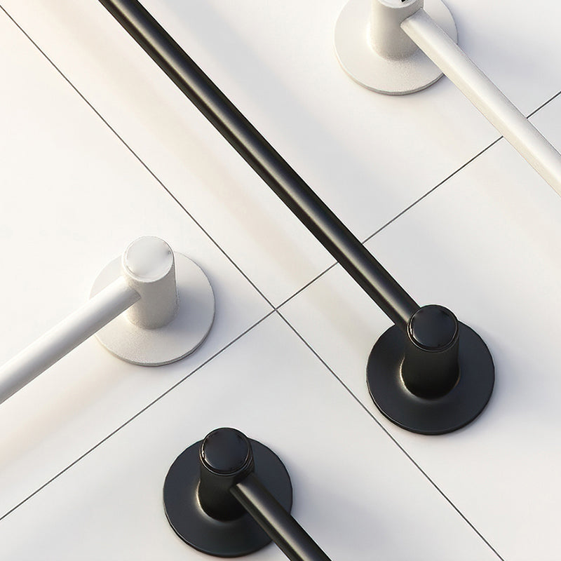 2-piece modern bathroom accessory set metal slipper rack/towel bar
