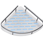 3-piece modern bathroom accessory set aluminum bathroom shelf in silver