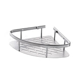 3-piece modern bathroom accessory set aluminum bathroom shelf in silver