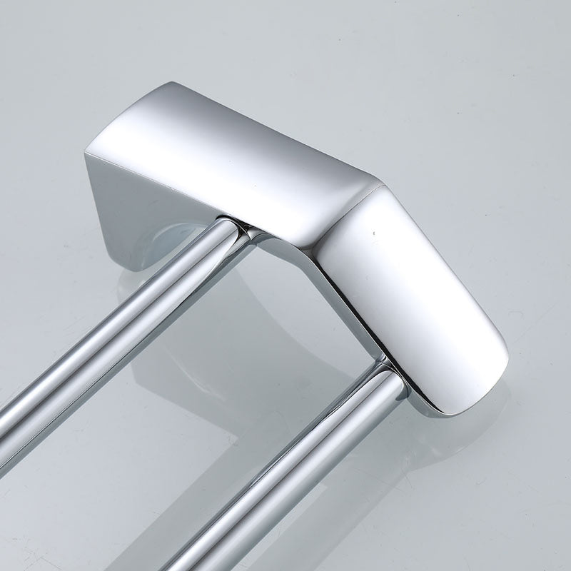 Silver Bathroom Accessories Hardware Set Modern Bathroom Accessories Kit