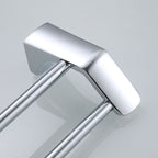 Silver Bathroom Accessories Hardware Set Modern Bathroom Accessories Kit