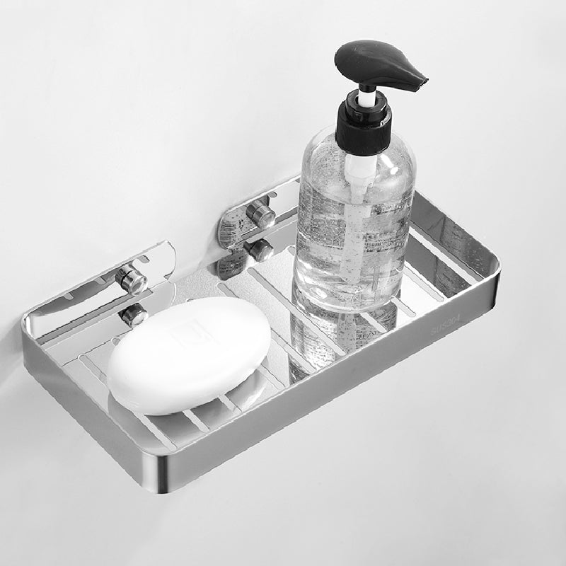 Silver Bathroom Accessories Hardware Set Modern Bathroom Accessories Kit