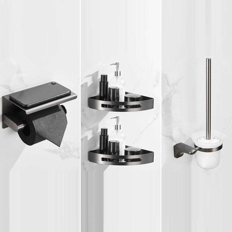 Modern Bathroom Accessories Hardware Set Gray Bathroom Accessories Set