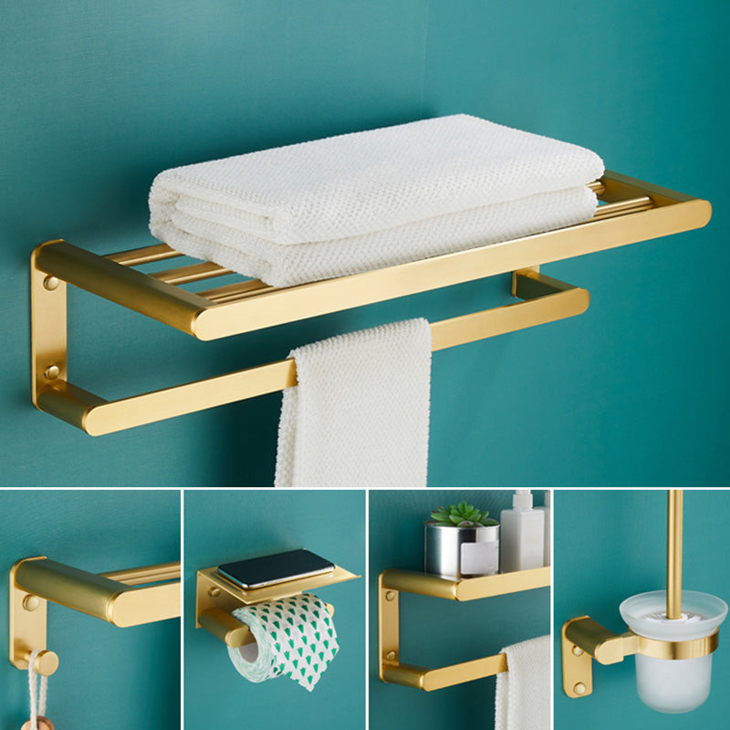 Traditional Bathroom Accessory Hardware Set Gold Bathroom Accessory Set