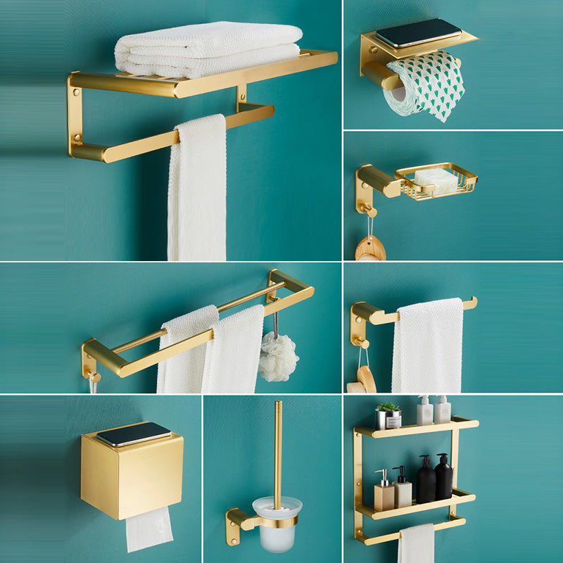 Traditional Bathroom Accessory Hardware Set Gold Bathroom Accessory Set