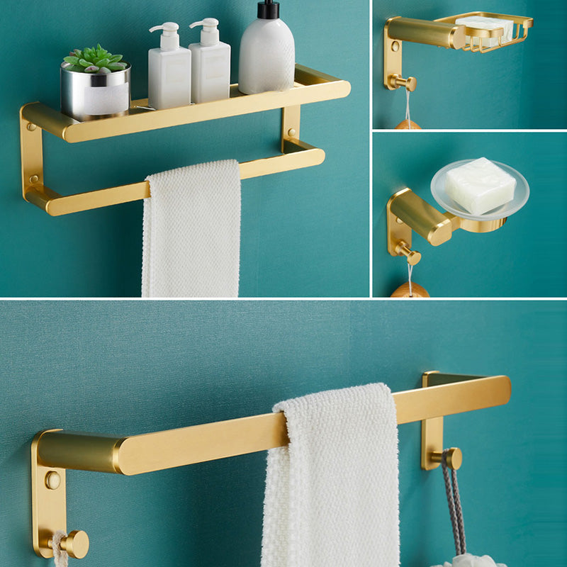 Traditional Bathroom Accessory Hardware Set Gold Bathroom Accessory Set