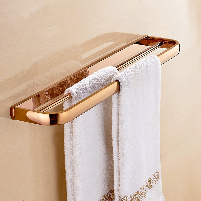 5-piece Vintage Bathroom Accessory Set Brass Bathroom Fittings Set