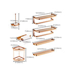 5-piece Vintage Bathroom Accessory Set Brass Bathroom Fittings Set