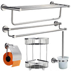 Chrome Traditional Bathroom Accessory Set Stainless Steel Bathroom Set