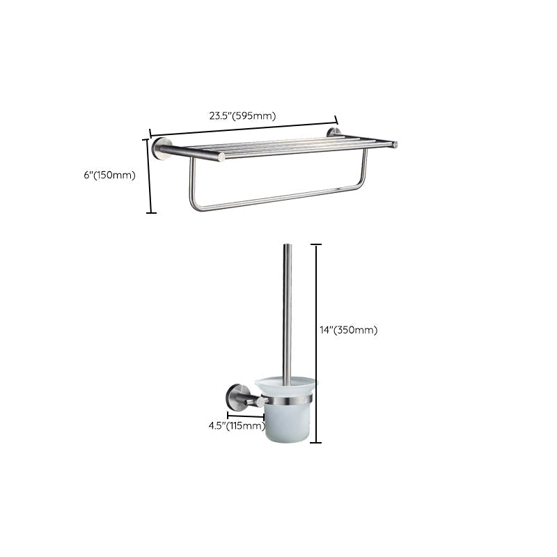 Chrome Traditional Bathroom Accessory Set Stainless Steel Bathroom Set