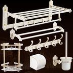Traditional Bath Accessories Set White Bathroom Accessories Hardware Set
