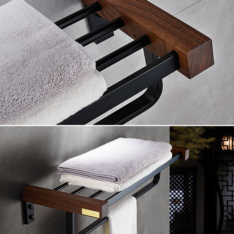 Metal Bathroom Accessories Set Walnut Brown Bathroom Accessories Set