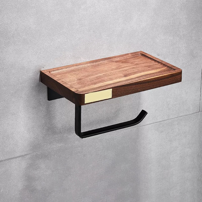 Metal Bathroom Accessories Set Walnut Brown Bathroom Accessories Set